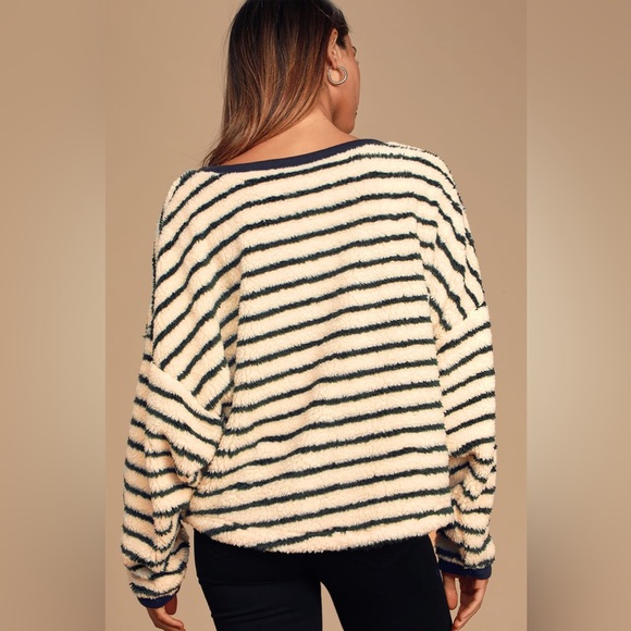 Free People Breton Stripe Pullover - Picture 3 of 6